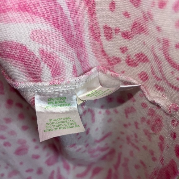 Lilly Pulitzer Pink and White Floral Swim Coverup - Picture 6 of 14